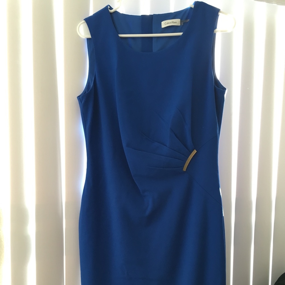 Calvin klein blue dress